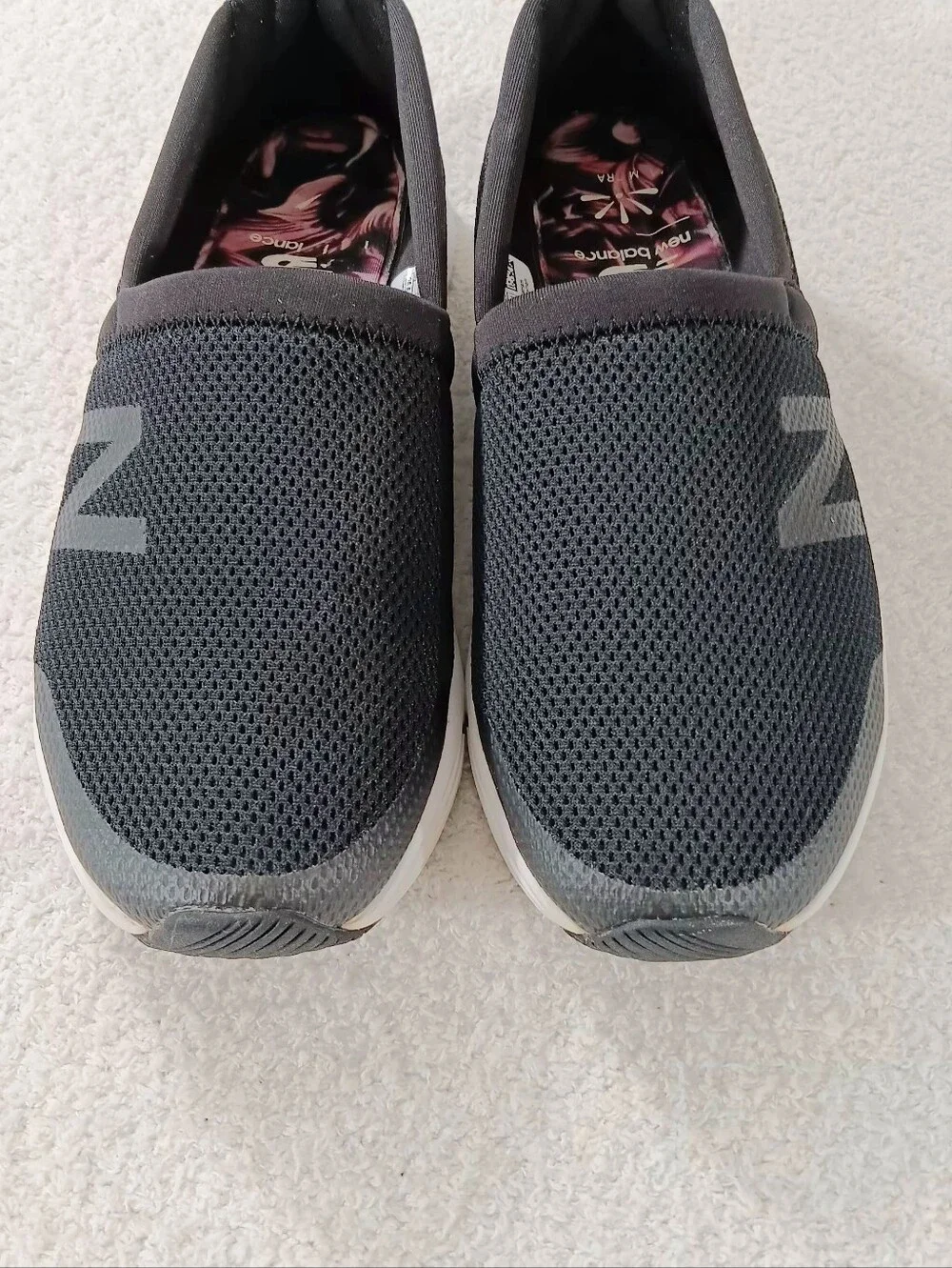 New Balance Cush+ 260 Black Mesh Slip On Shoes Womens 8.5 B
